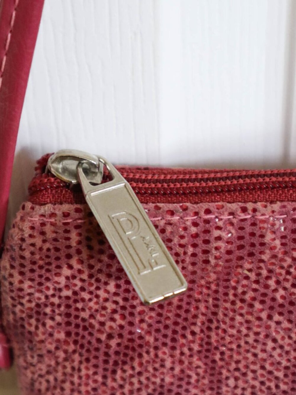 Bags by Pinky Pink Suede Snakeskin Print Purse Crossbody Bag USA Boho Y2K - Picture 10 of 10
